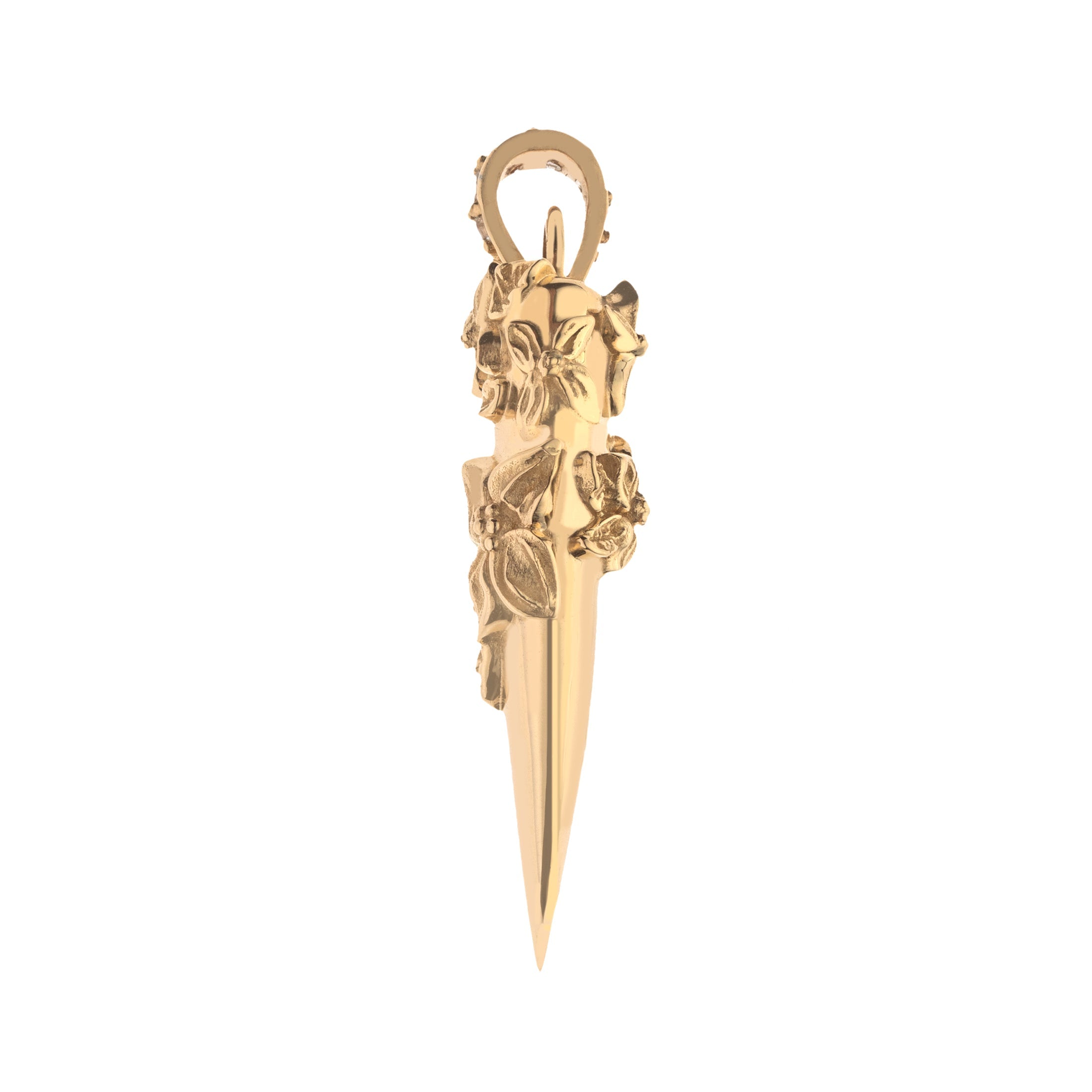 PROTECT 14k Dogwood Flowers Tusk Pendant