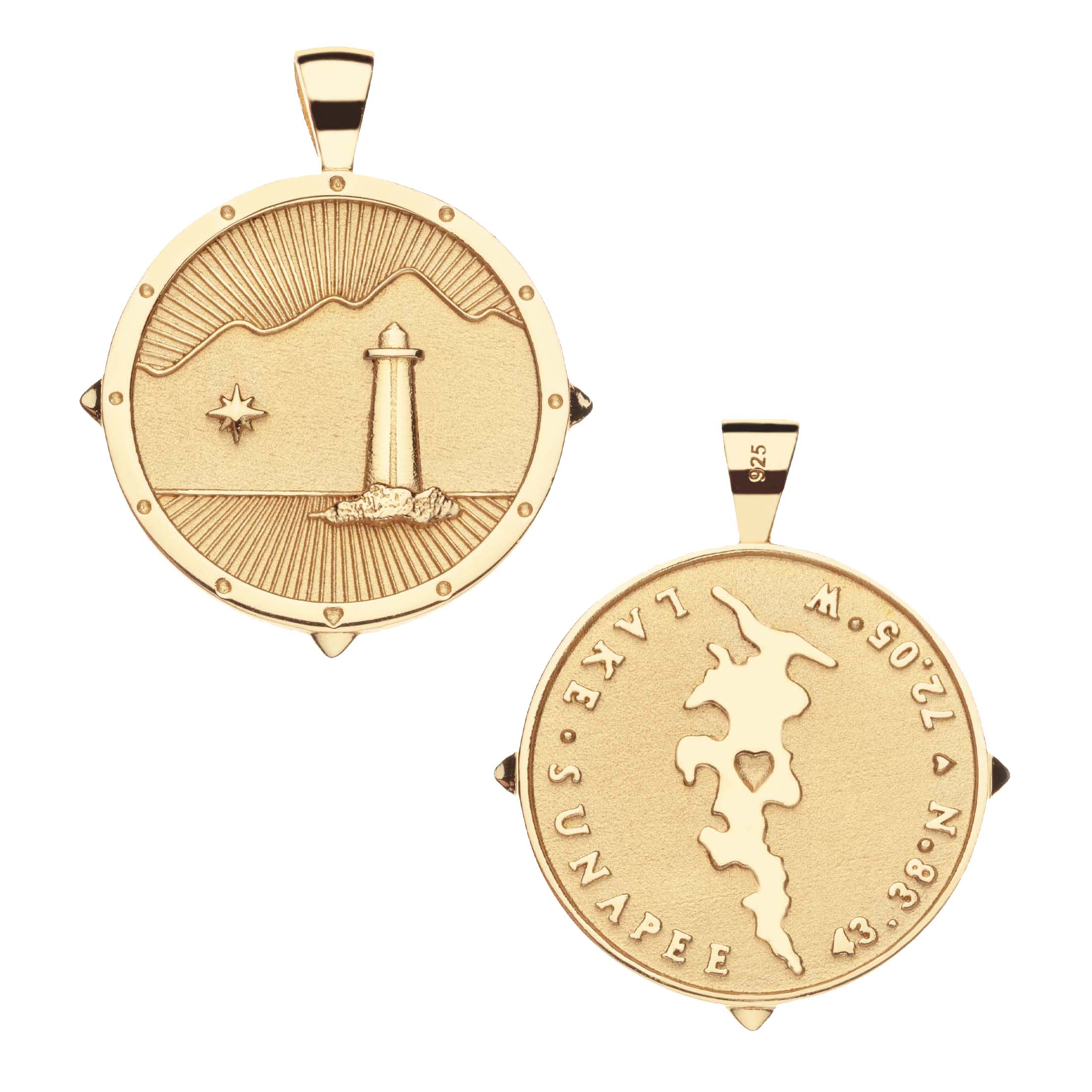 LAKE SUNAPEE JW Original Pendant Coin