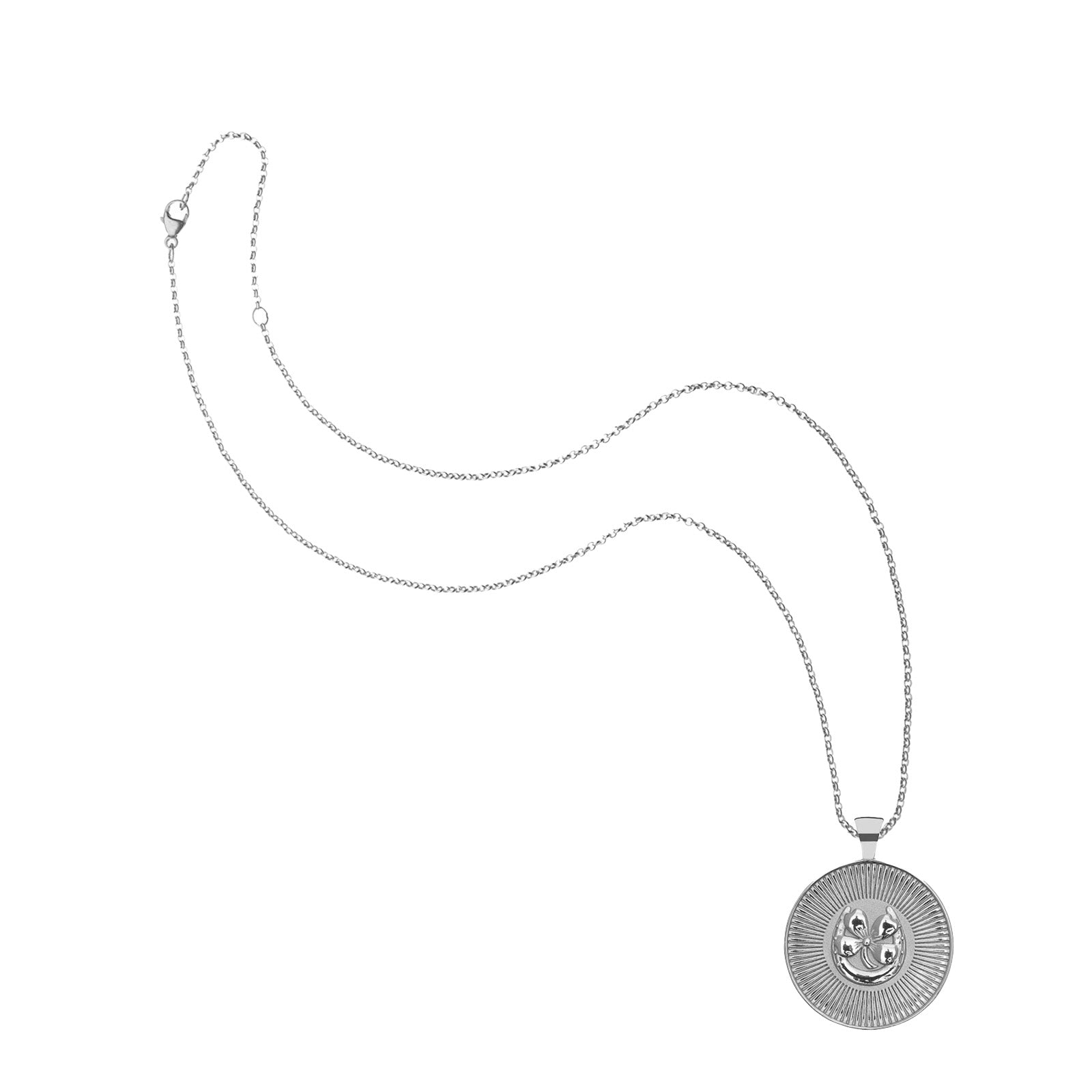 LUCKY JW Original Pendant Coin in Silver